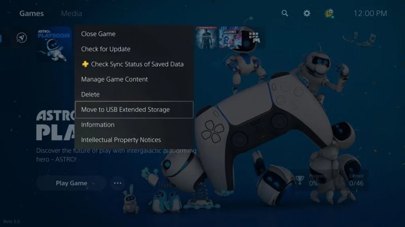  PS5 4월 업데이트 : 외장 드라이브 지원 및 기타 세부 사항, Sony
