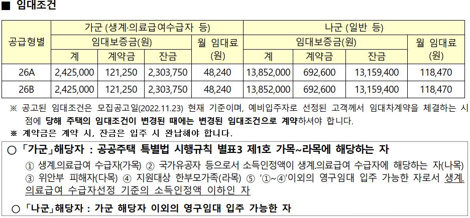 세종 4-1 M4 영구임대조건