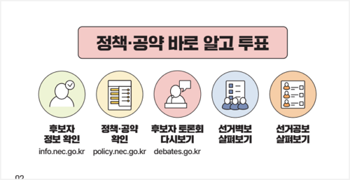 정책 공약 바로 알고 투표햐기