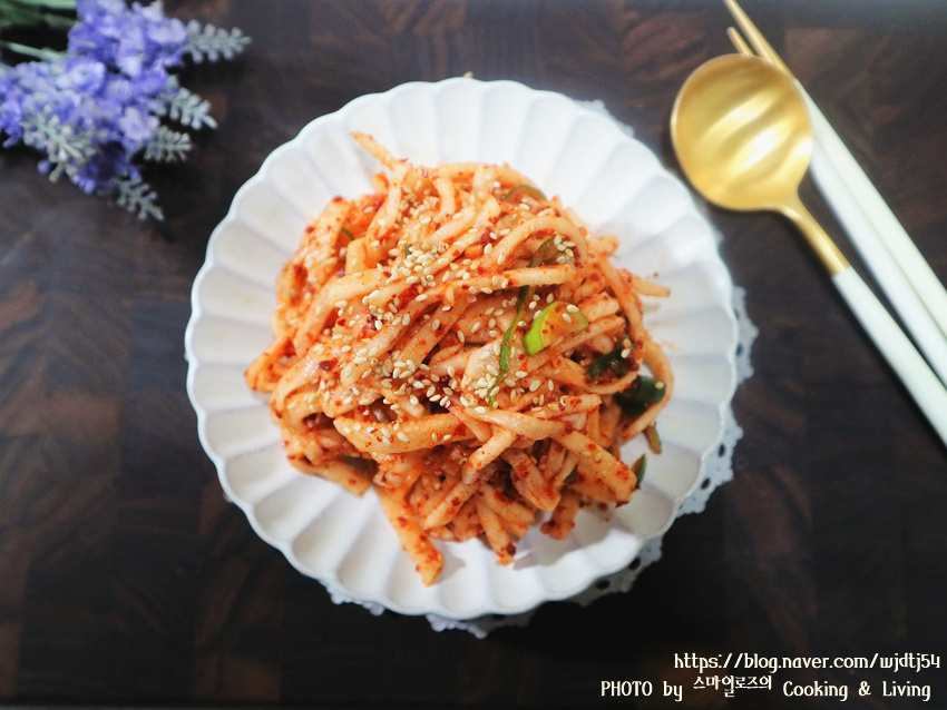 생채 맛있게 담는법 아사삭 맛나요