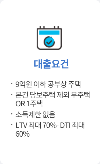 특례보금자리론 자격 금리 기간