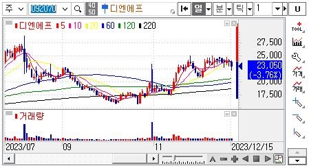 디엔에프-주가차트