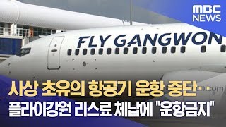 국내 항공사 플라이강원이 심각한 재정난에 빠진 것으로 전해졌다. 8