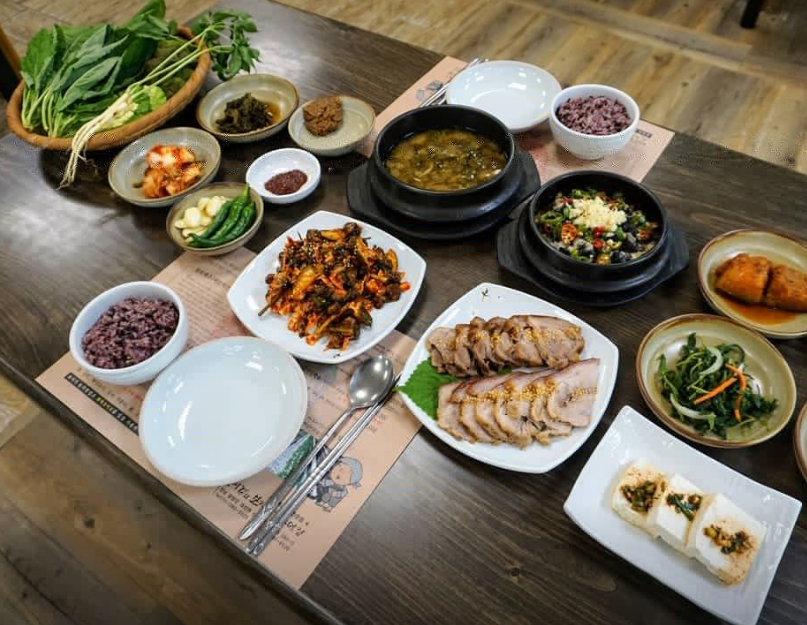 보자기 음식