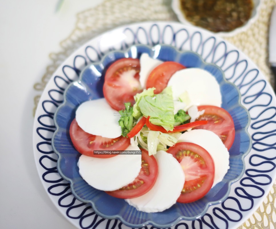 토마토 샐러드 소스 토마토 카프레제 6