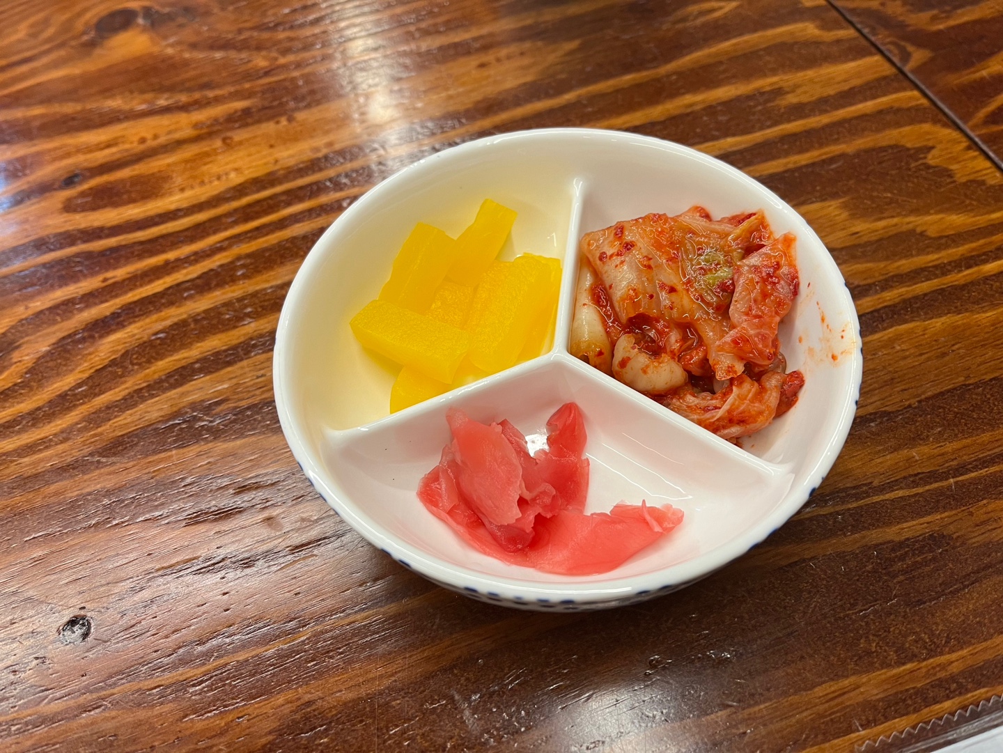 코이라멘 밑반찬