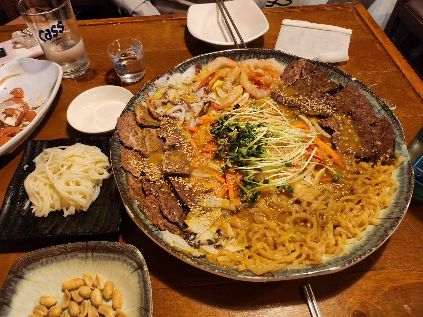  부산 가볼만한 맛집 남포동 명성식당 소고기모듬냉채