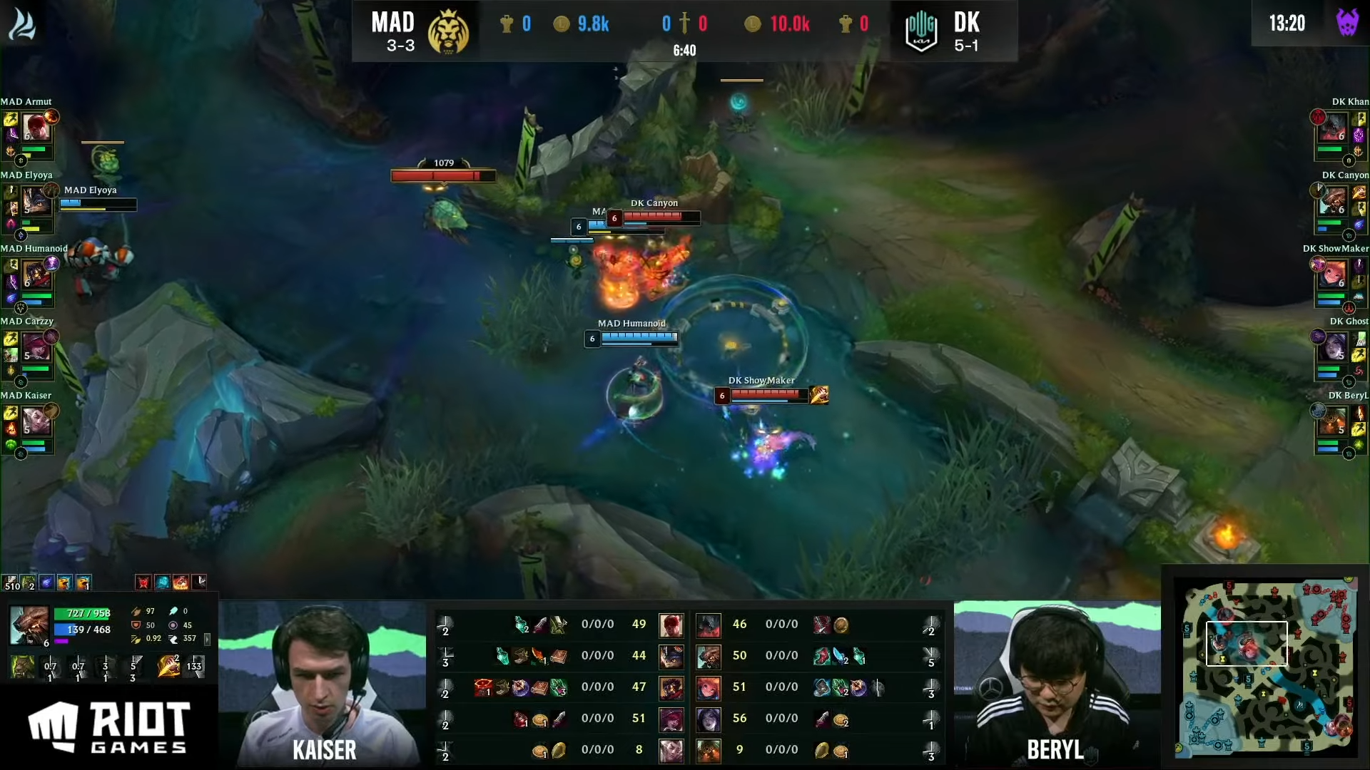  [MSI] 럼블 스테이지 4일차... 담원 4강 진출 확정