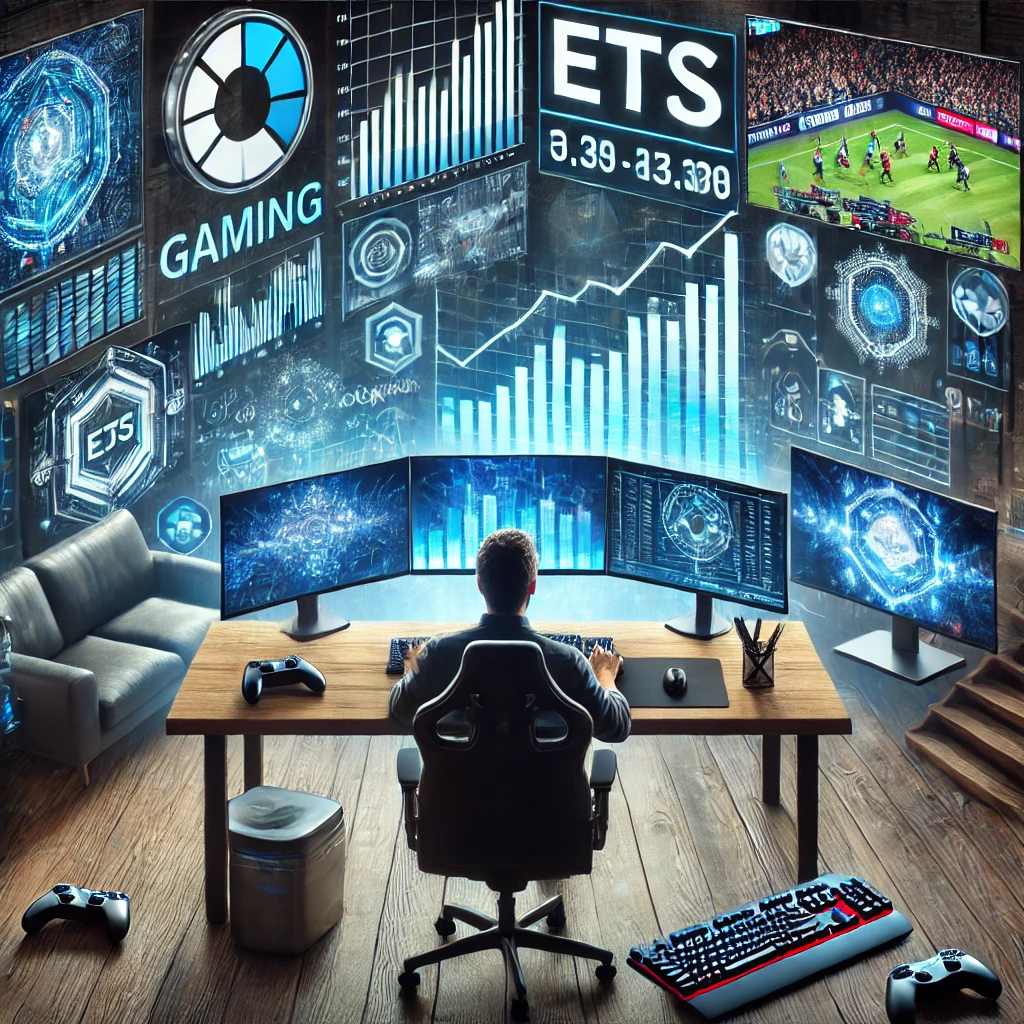 미국 주식 게임 ETF e스포츠와 스트리밍 산업 관련 이미지