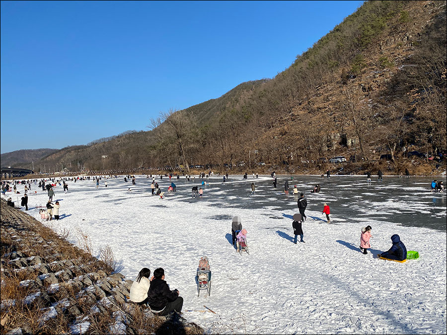  안동 암산유원지 얼음썰매장 후기, 암산얼음축제를 기다리며
