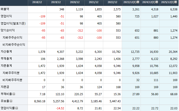 더블유씨피 재무정보