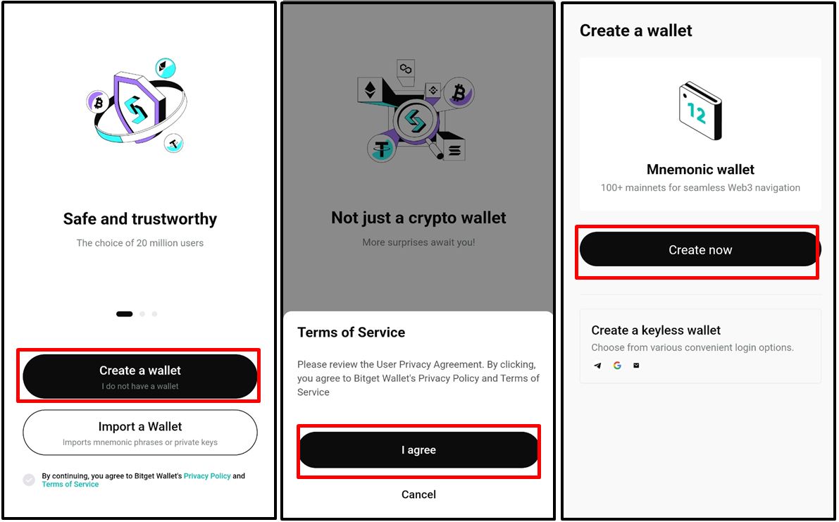 Bitget Wallet 설치