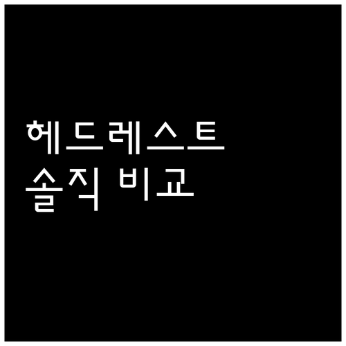 허먼밀러 헤드레스트 종류별 장단점 비