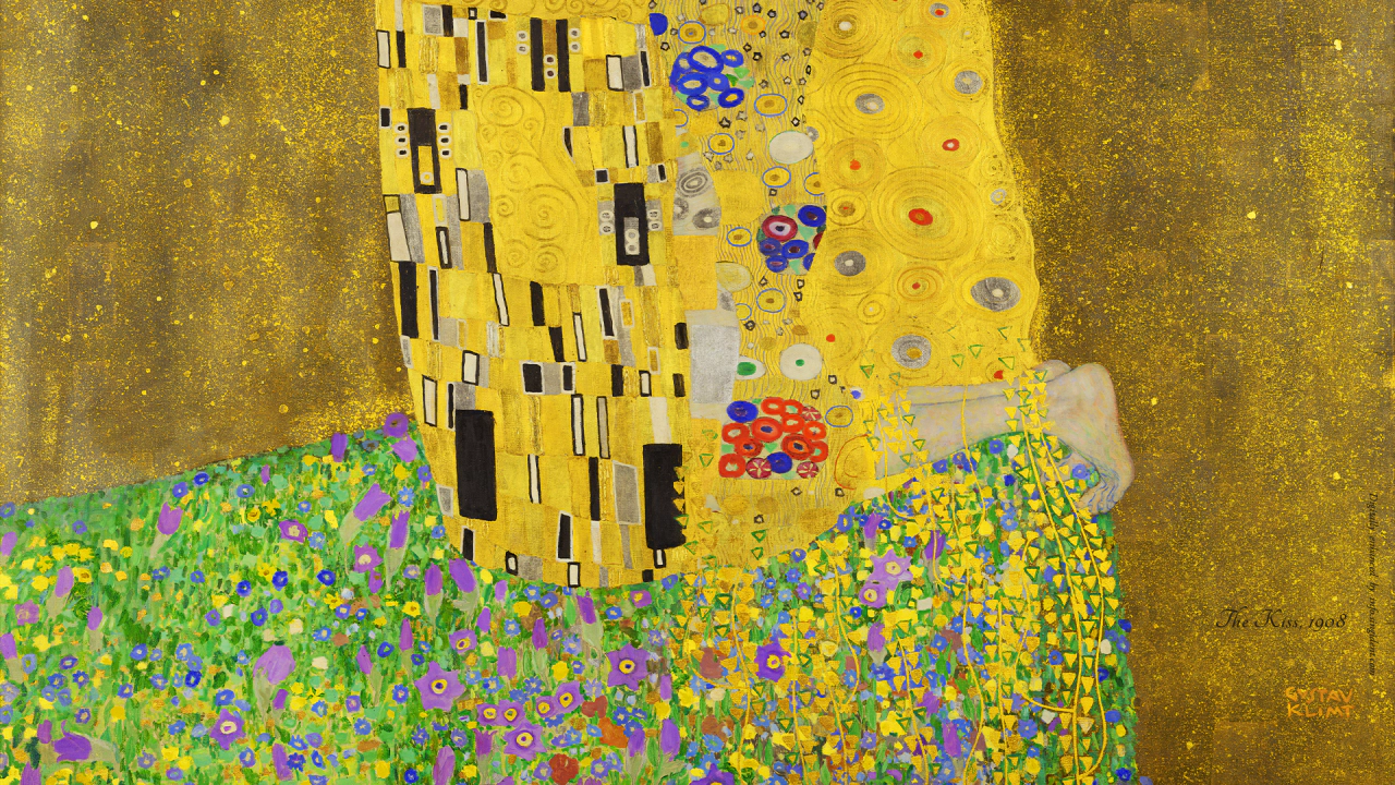 12 클림트 키스 문양 C - Gustav Klimt 클림트배경화면
