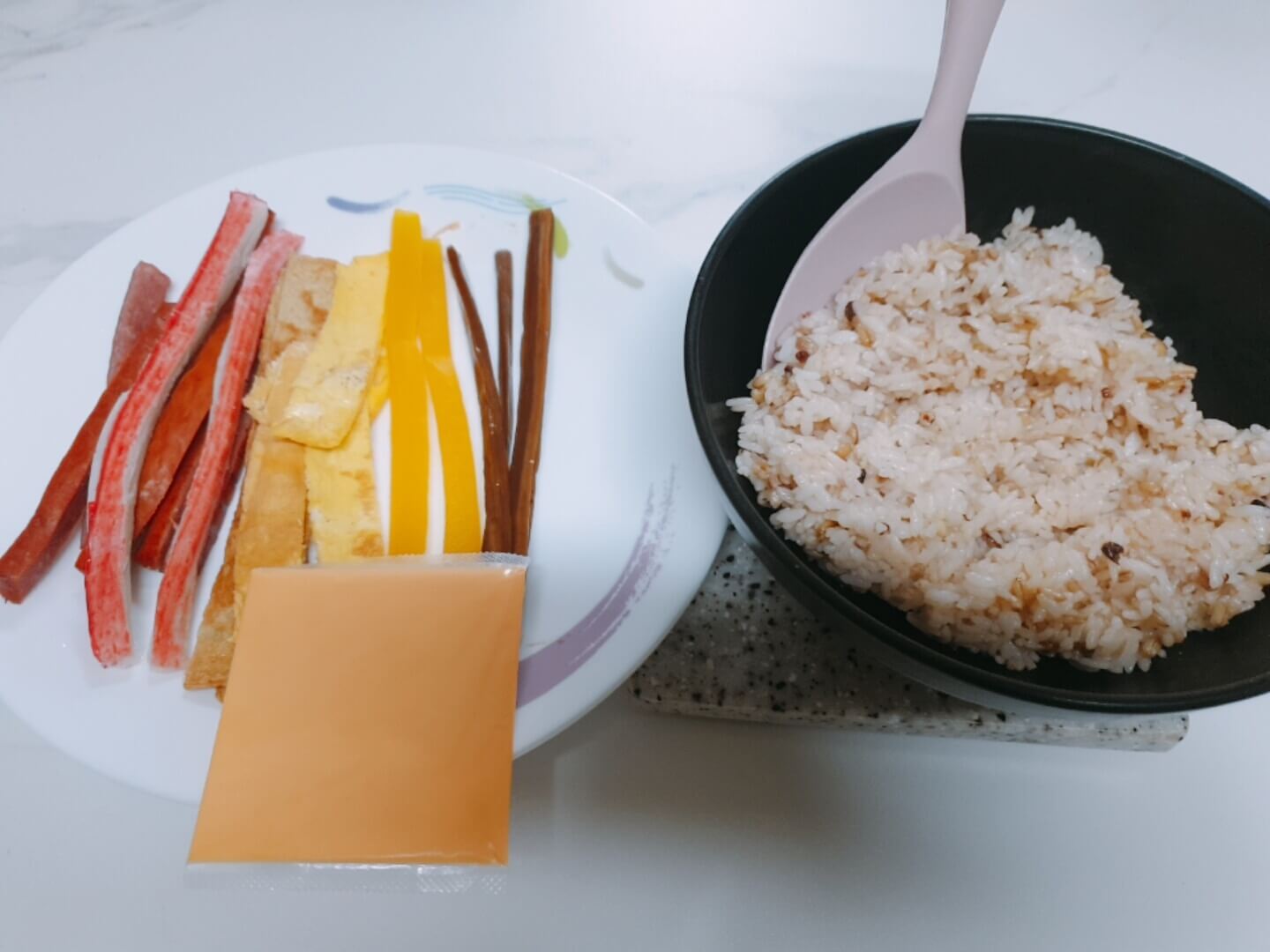 치즈김밥 재료