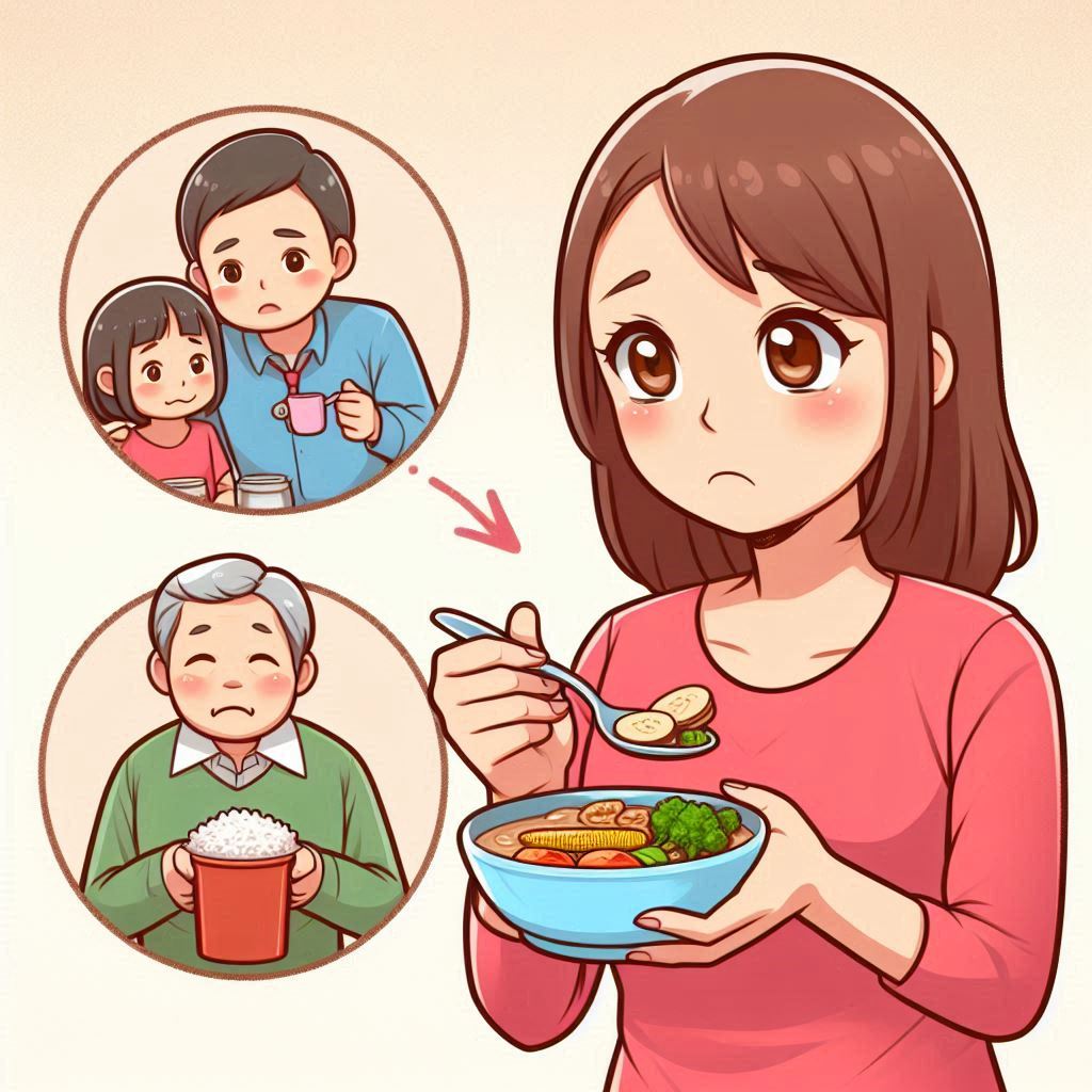 父母無食이어시든 勿思我食하라