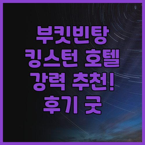 쿠알라룸푸르 부킷 빈탕 Kingsto