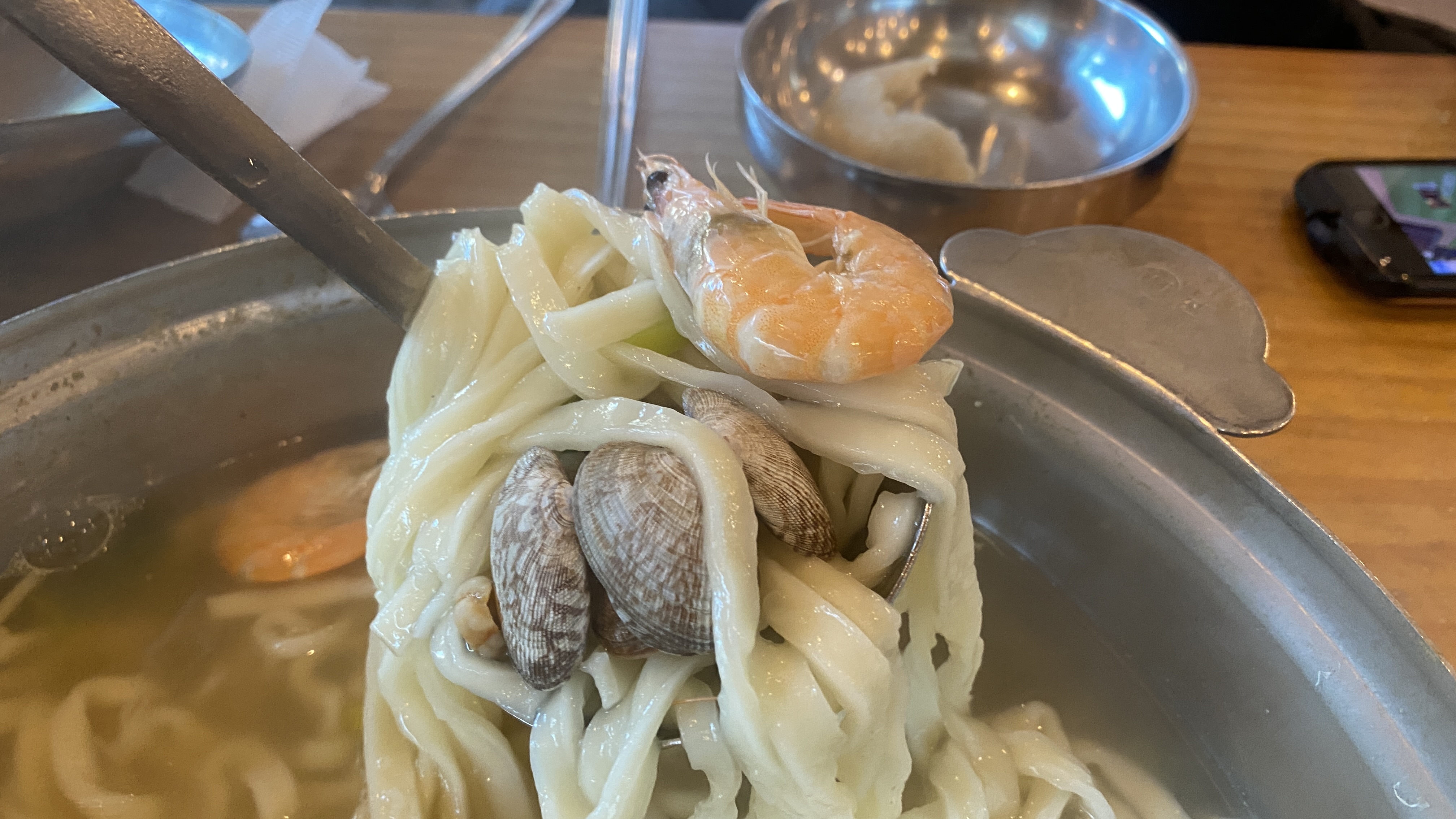 면발칼국수 이미지