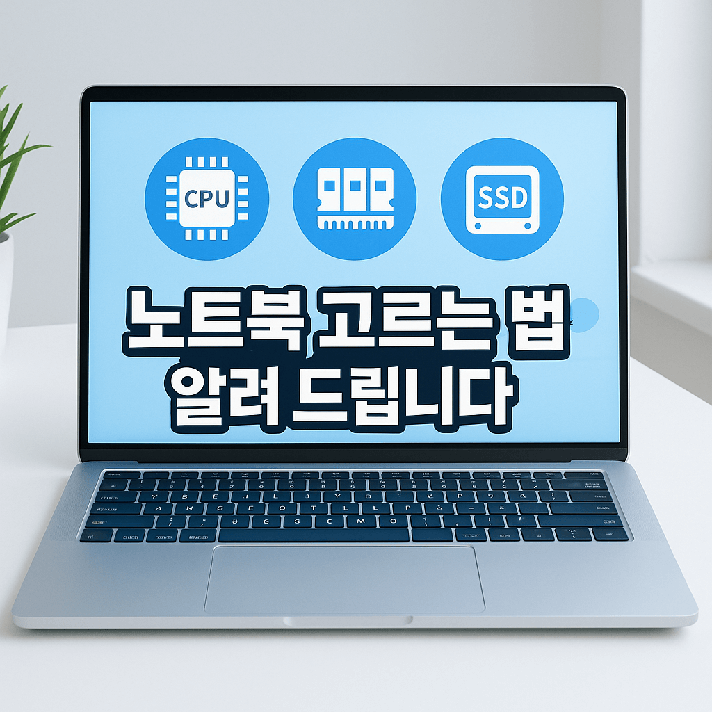 후회 없이 노트북 고르는 방법
