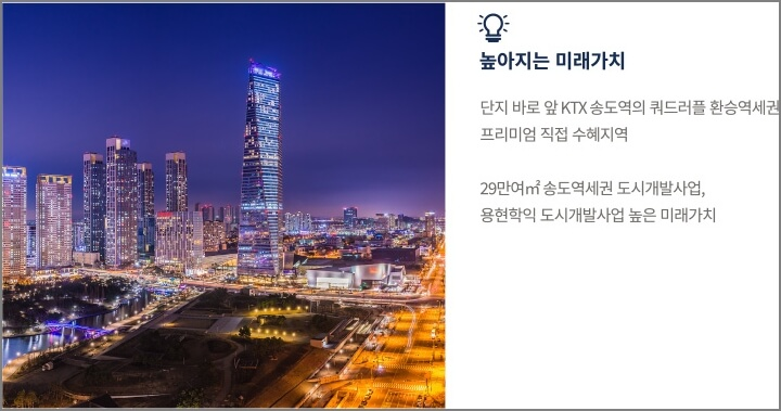 송도역 경남아너스빌 미래 가치