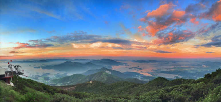 하동 짚라인 전경