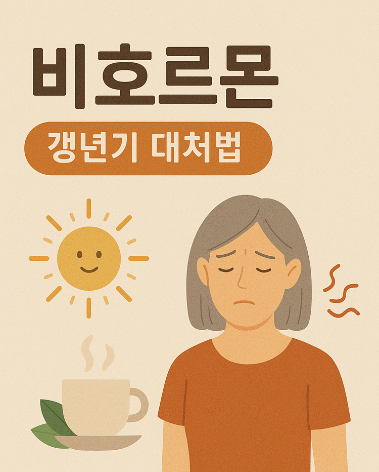 비호르몬 갱년기 대처법