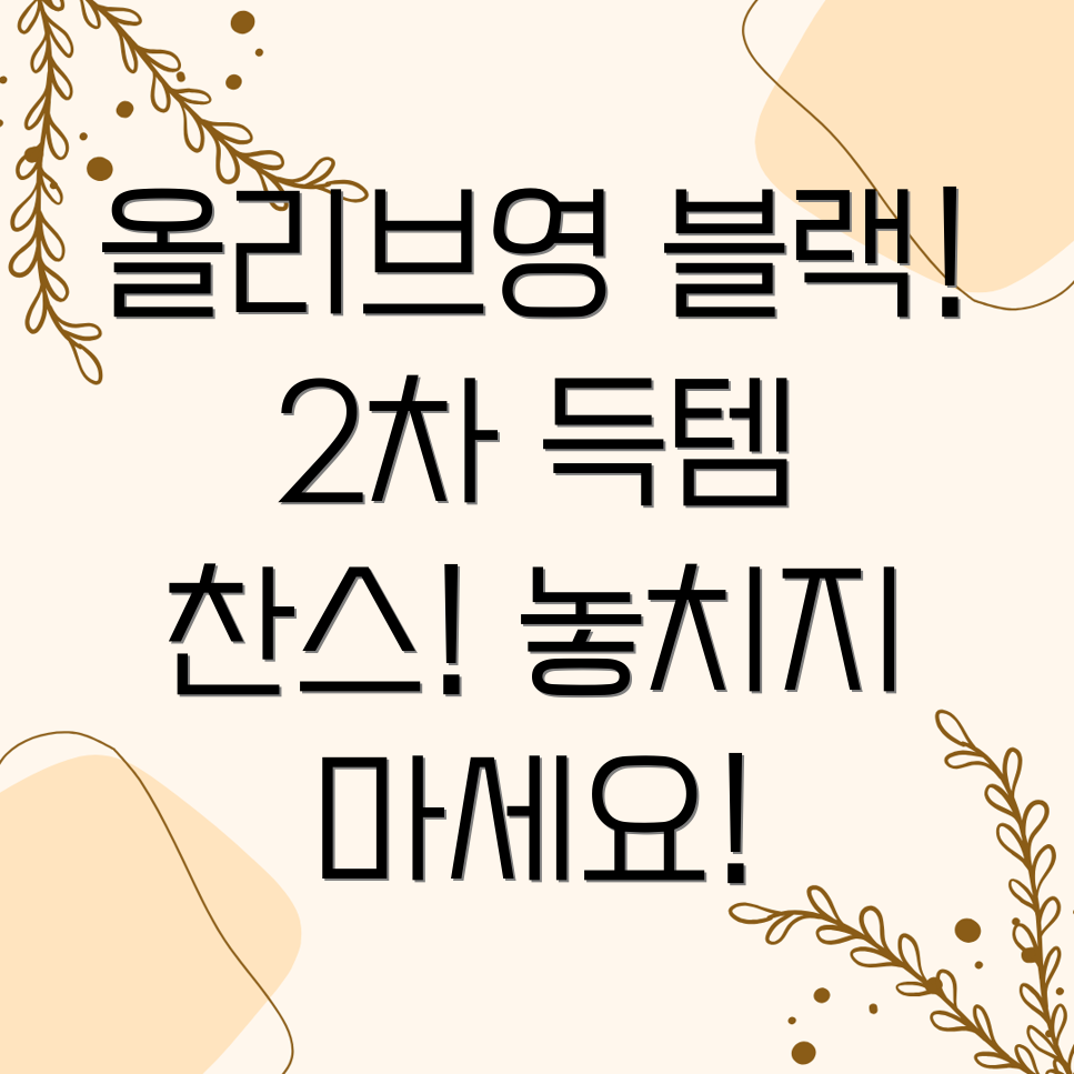 올리브영 블랙프라이데이