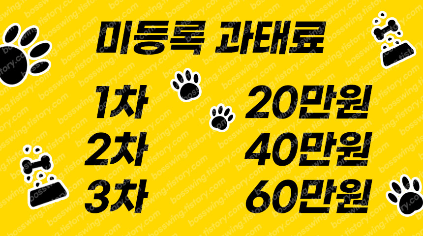  반려견 등록 10월 1일부터 벌금!? 반려견 등록 방법? 반려동물 등록제