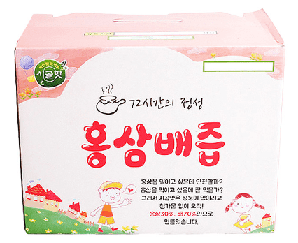  시골맛먹거리 홍삼배즙, 115ml, 50팩