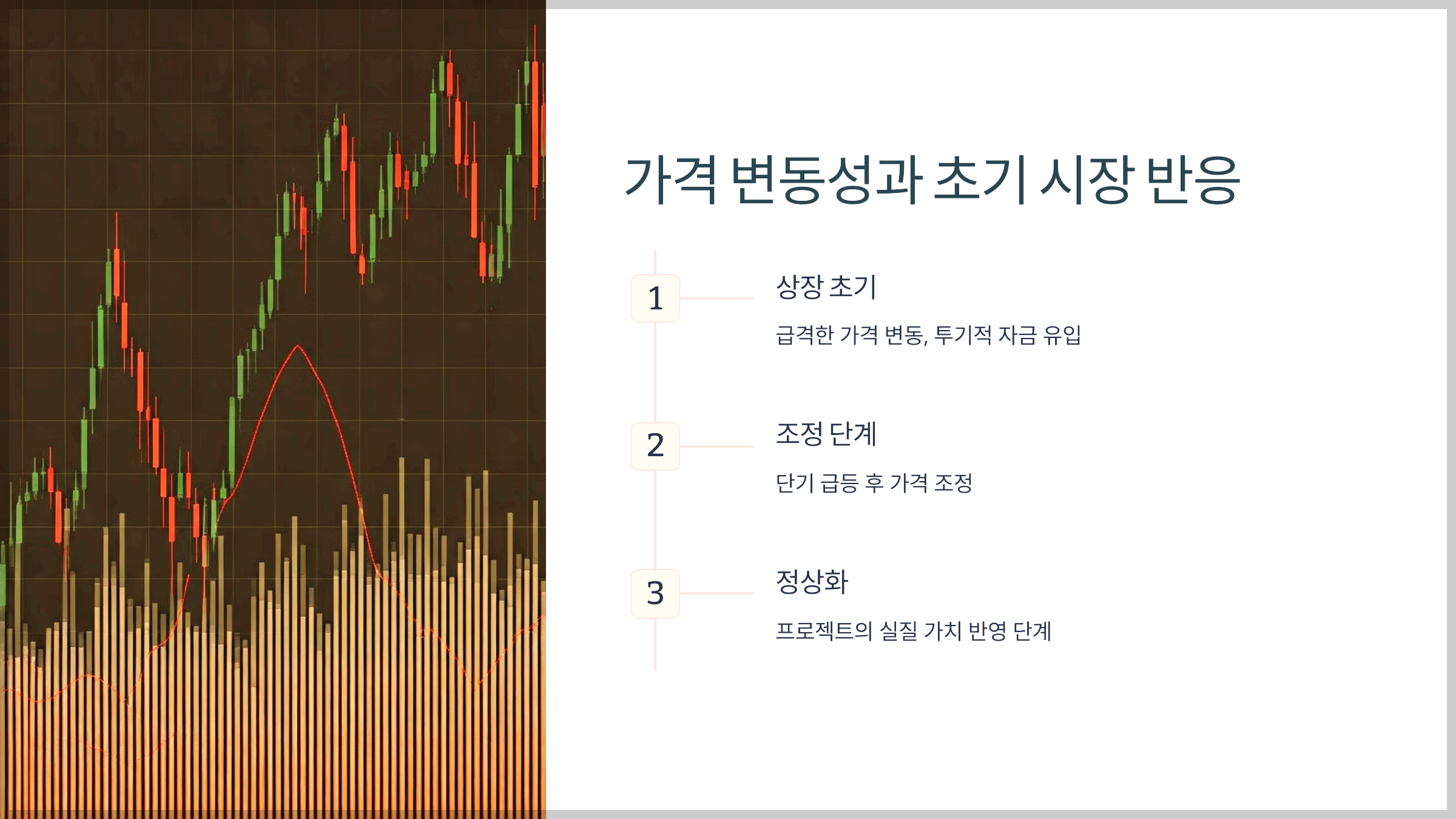 가격 변동성과 초기 시장 반응