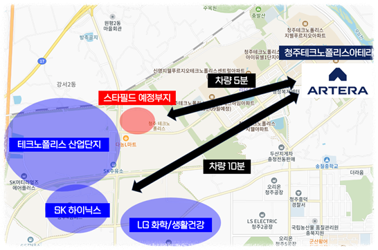 청주테크노폴리스아테라-위치-지도