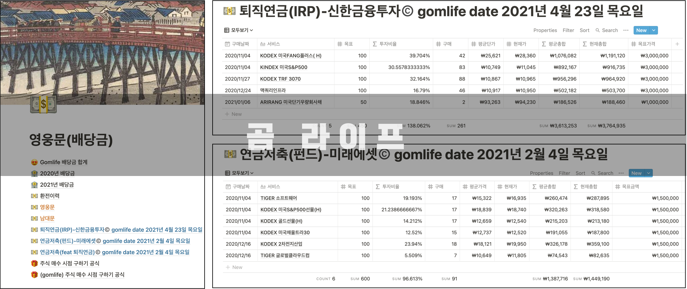 노션으로 관리해보기