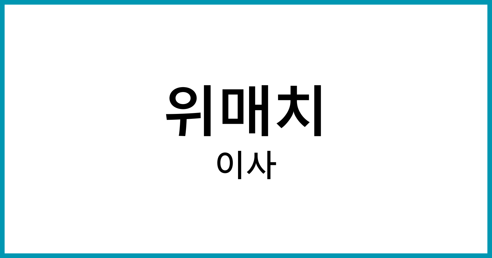 위매치이사