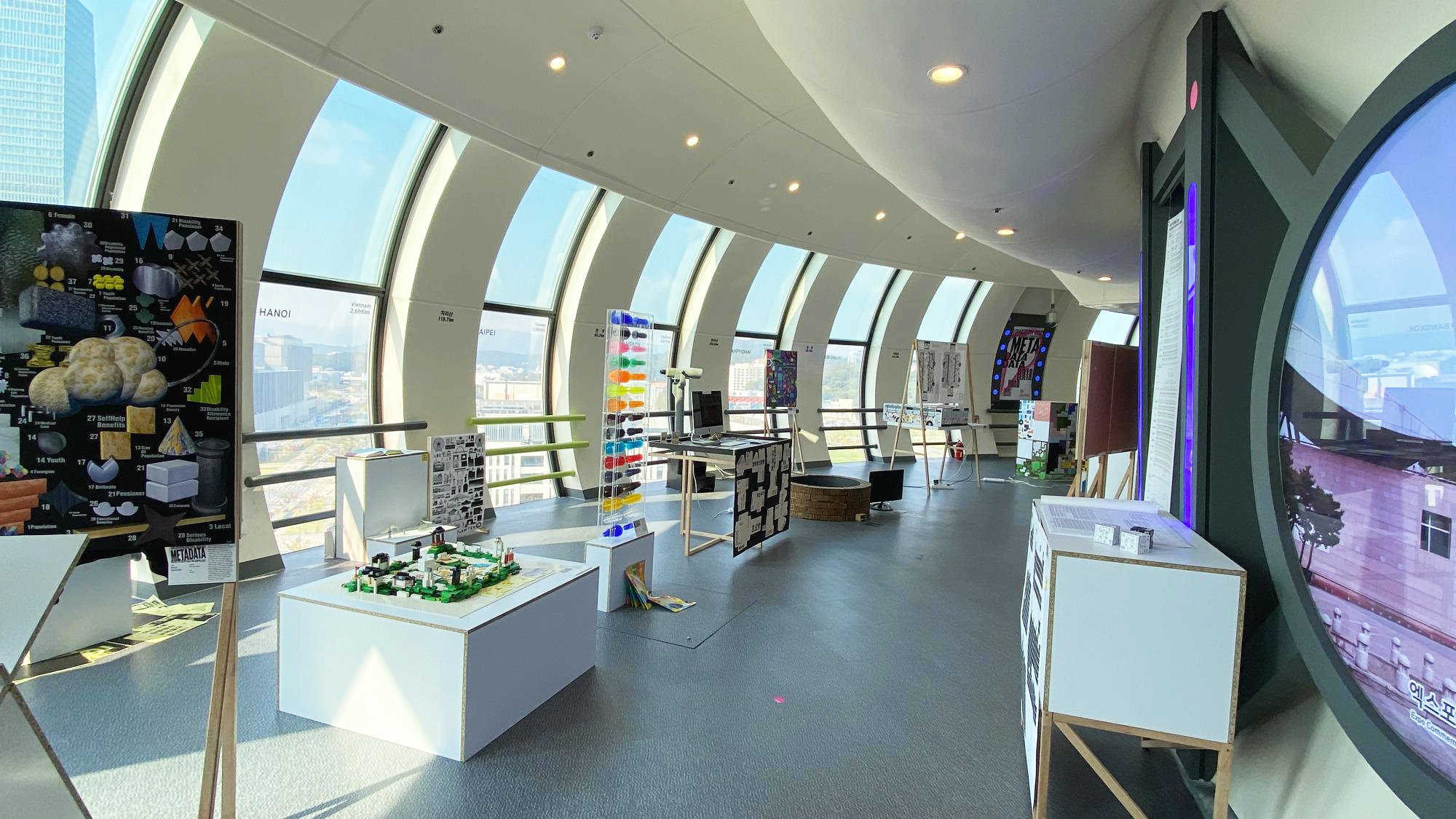  대전 한빛탑 오!대전 2021 전시 메타데이터 대전대학교 커뮤니케이션 디자인학과 졸업전시 관람 후기