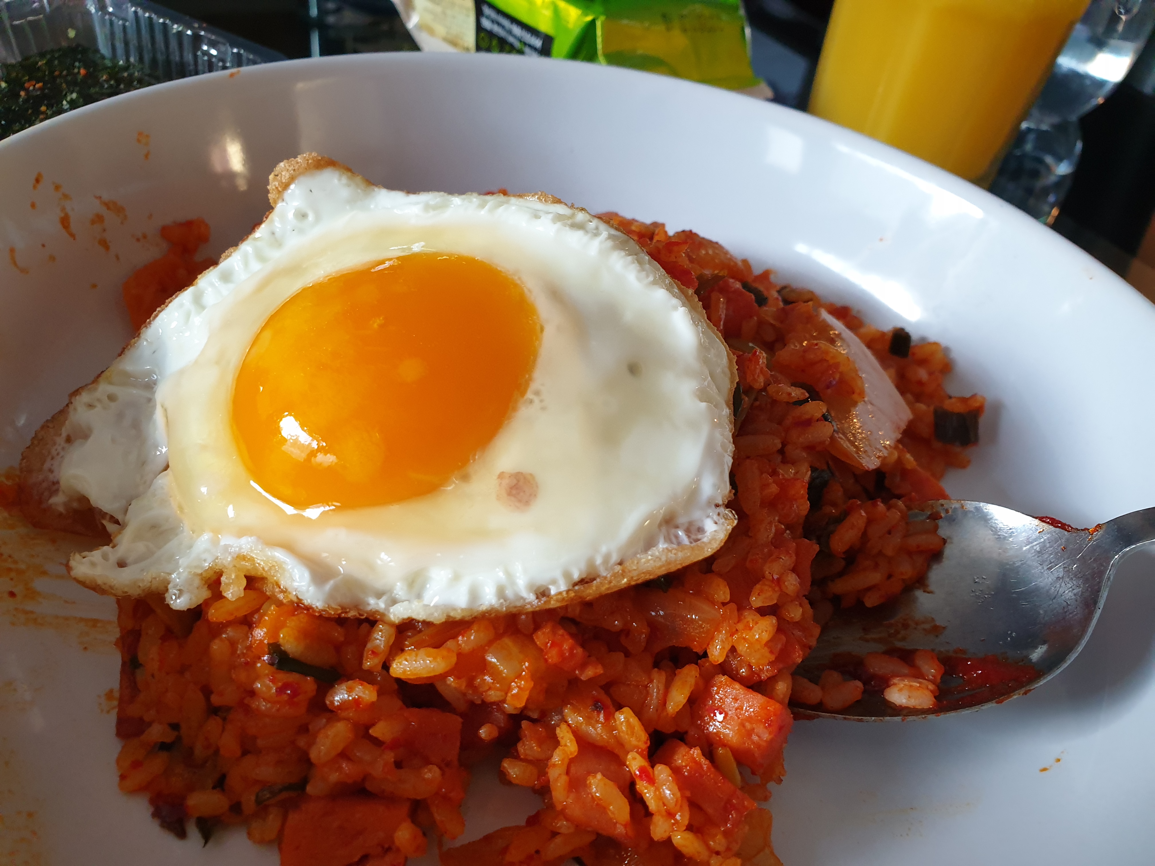  백종원 김치볶음밥 - 똥손이 만들어도 맛있어