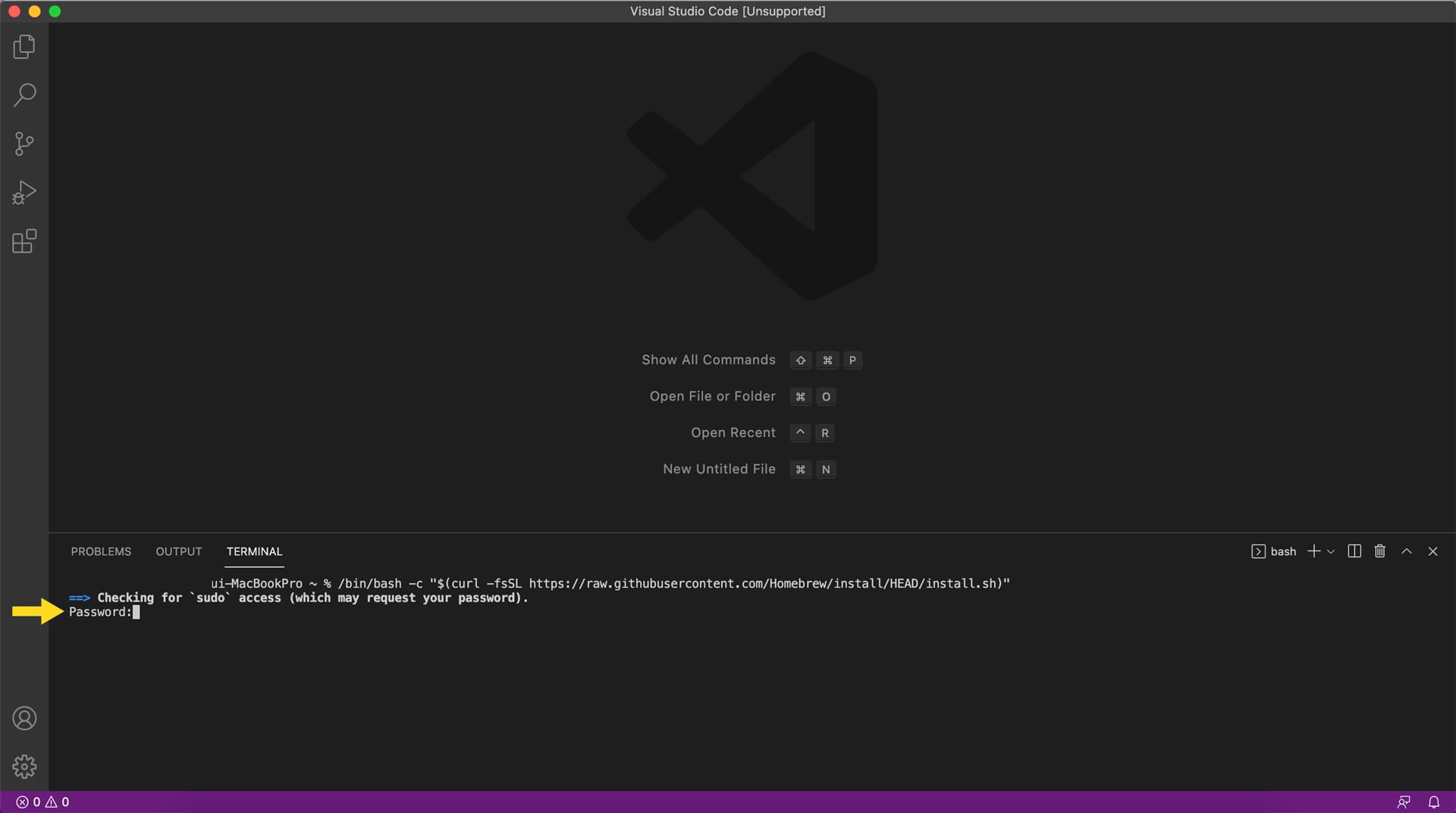 homebrew-설치-git-mac