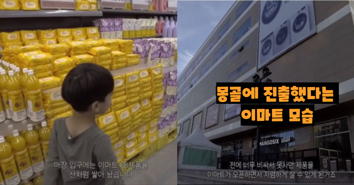  몽골에 진출한 이마트 근황