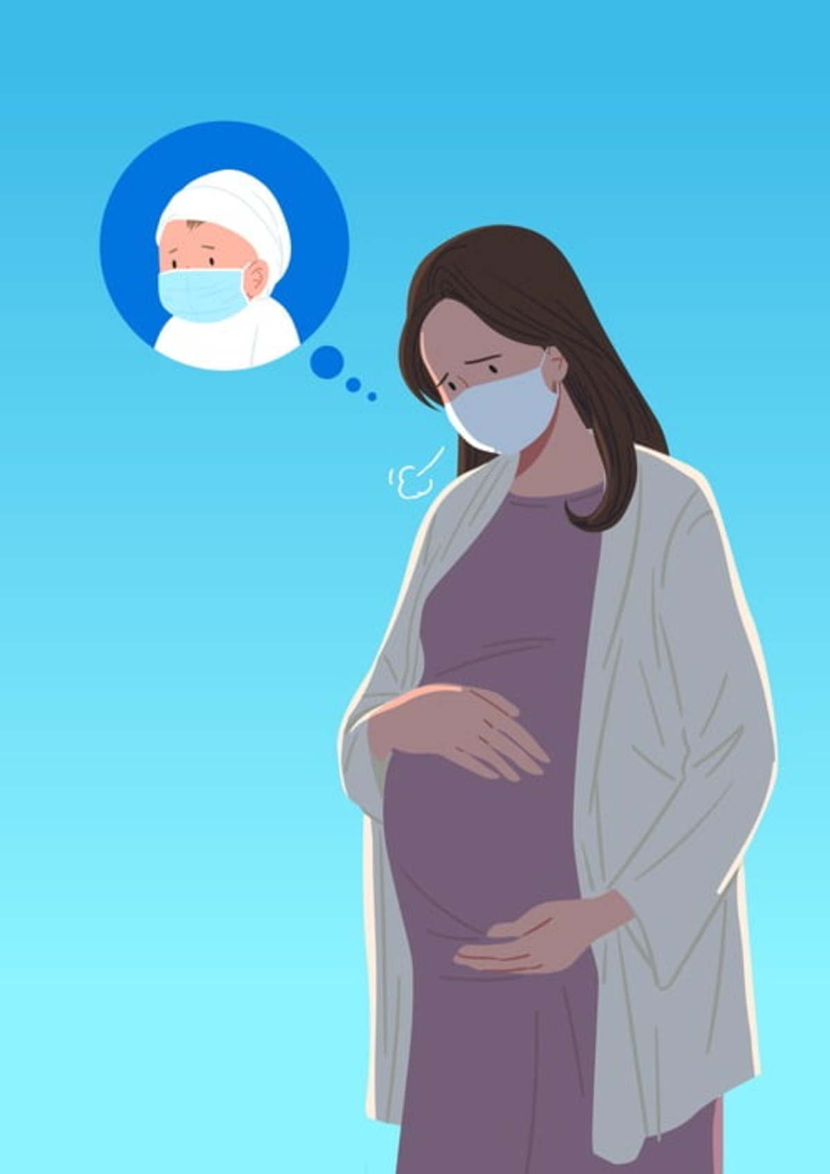  임신 중 맞은 코로나 백신, 영아에게도 도움이 될까
