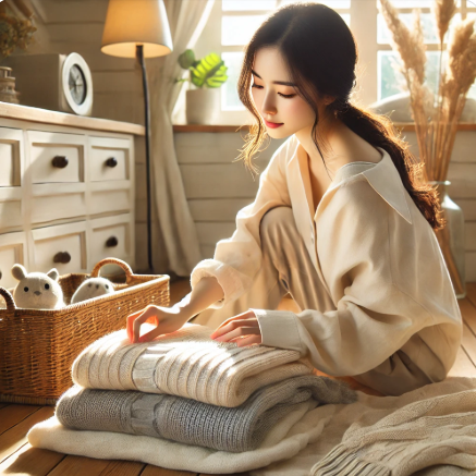 울 니트 관리 및 세탁하는 법
