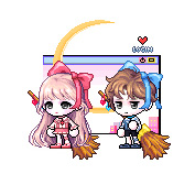 레트로 마법소녀와 소년 세트