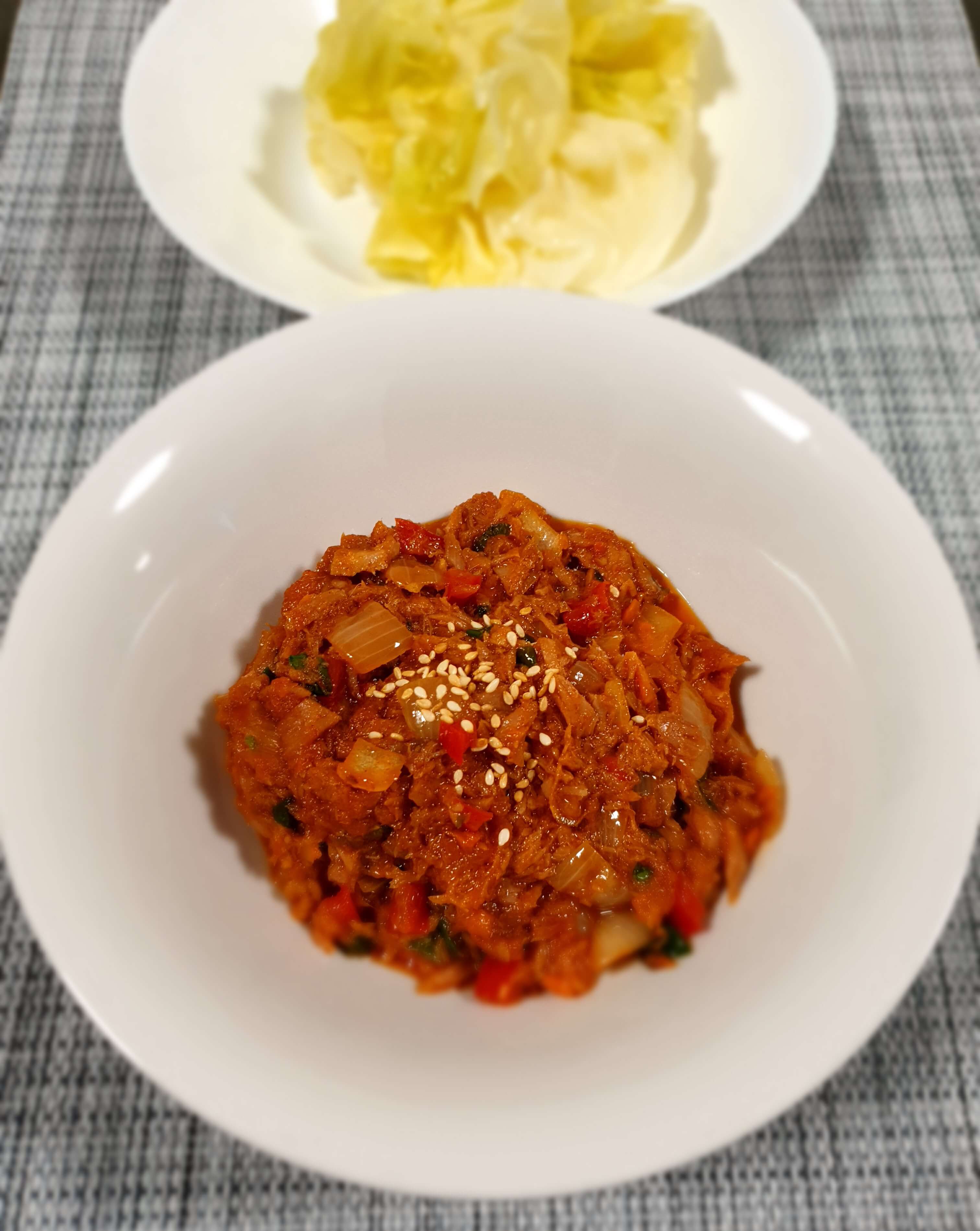  참치캔 요리 참치쌈장, 고추참치 만들기