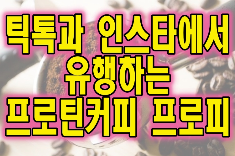  프로틴 커피, 프로피를 먹기전에 알아야 할것들