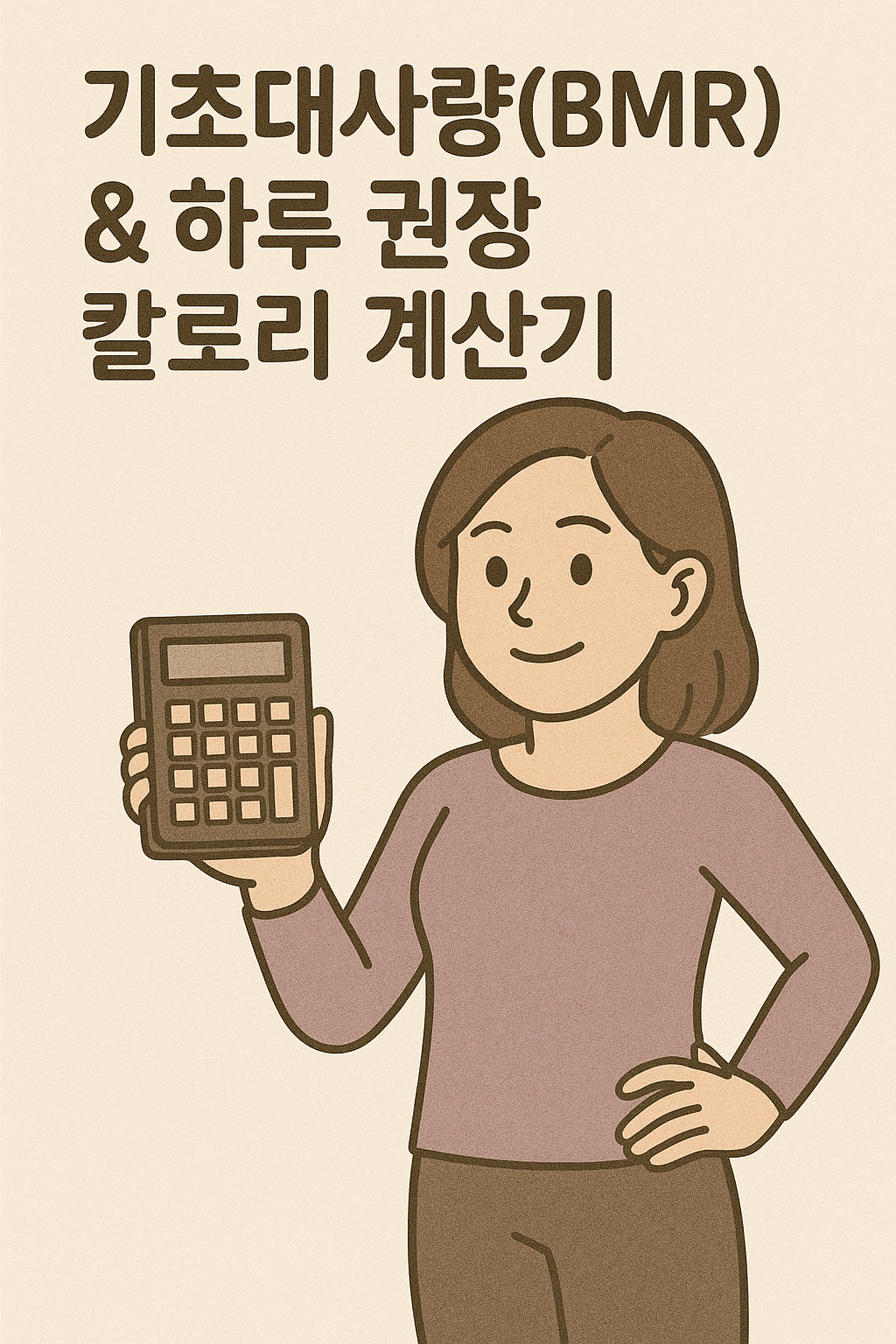 기초대사량(BMR) & 하루 권장 칼로리 계산기