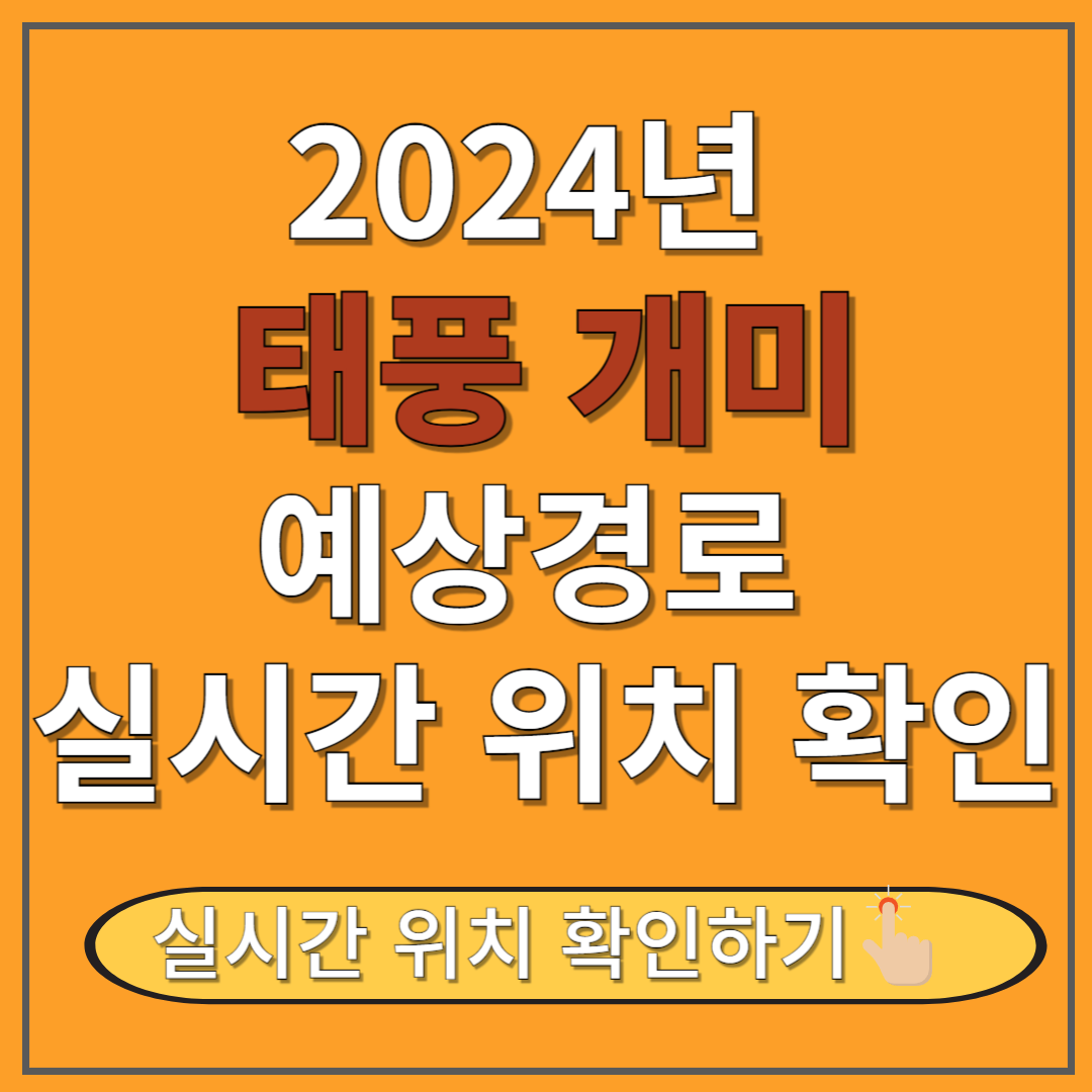 2024년 태풍 개미