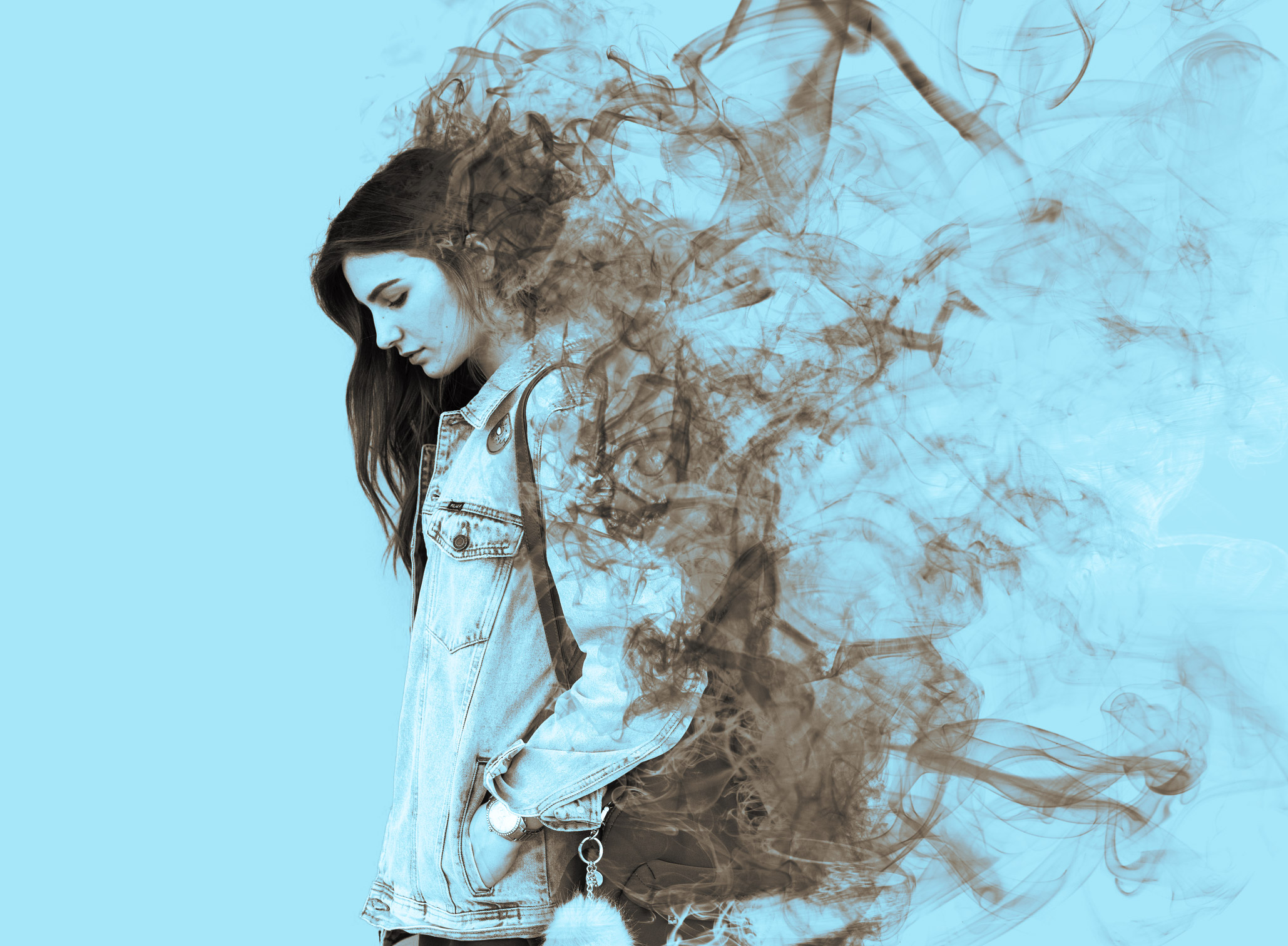 포토샵 연기효과