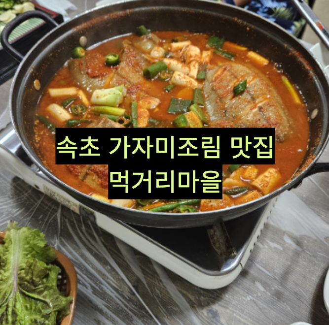  [강원/속초] 속초 가자미조림 맛집 - 먹거리마을