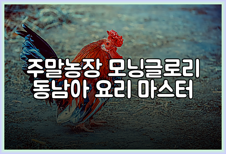 주말농장 모닝글로리 동남아 요리 마스터