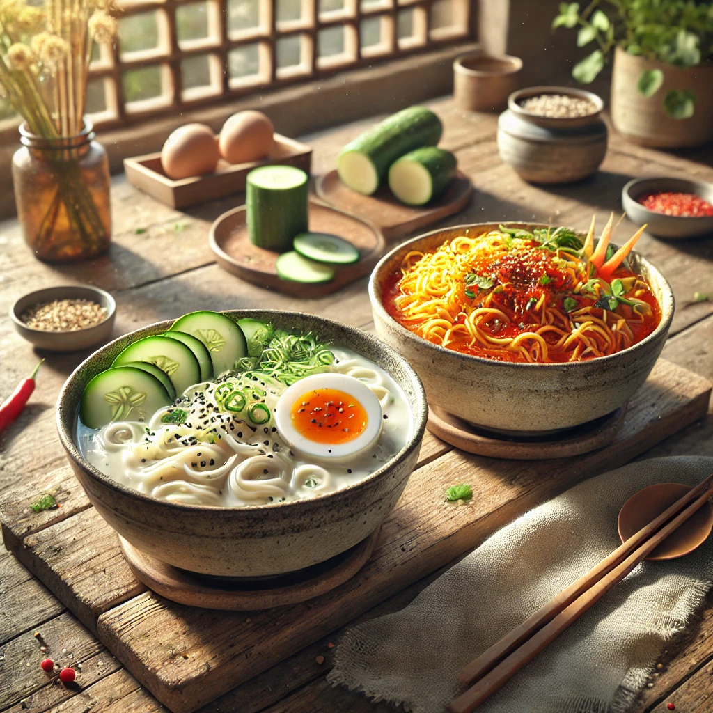 콩국수 vs 비빔국수 다이어트에 더 좋은 선택은