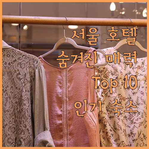서울 인기 호텔 Top 10! 나만 