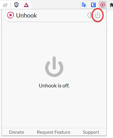 Unhook Icon 유튜브 중독이 고민되는 당신에게